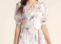 VESTIDO PLANO ESTAMPADAO - comprar online