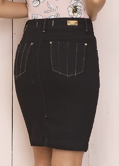 Saia Tradicional Jeans Black - comprar online