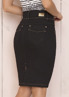 Saia Tradicional Jeans Black - comprar online