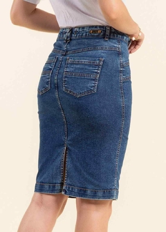 Saia Jeans Tradicional 58 cm na internet