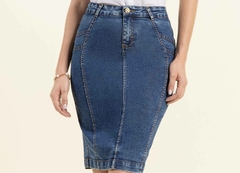 Saia Jeans Tradicional 58 cm - comprar online
