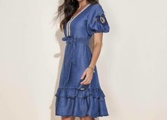 VESTIDO JEANS BORDADO - comprar online