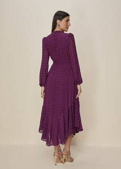 Vestido Crepe com Textura Dark - comprar online