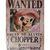 Poster Cromo Anime One Piece Wanted Luffy Chopper Zoro Nami - comprar en línea