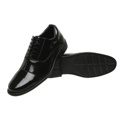 Sapato Masculino Social Verniz Preto Com Cadarço A preço de Fábrica na internet