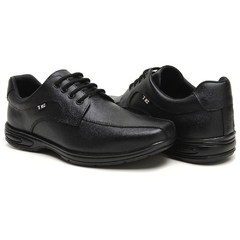 Sapato Social Masculino Cadarço Solado Confort Preto - comprar online