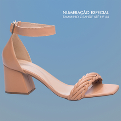 Sandalia salto hotsell baixo tamanho 40