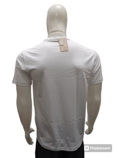 Camisa Masculina Officcio Gola Redonda Silk Branco na internet