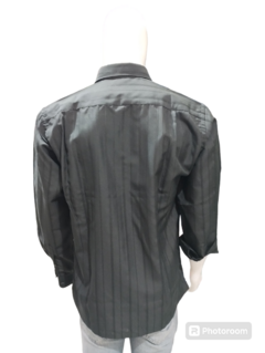 Camisa Masculina Manga Longa Corte Tradicional Com Bolso - comprar online