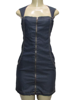 Vestido Midi Jeans Preferencial Fashion Costa Nua - netpizante