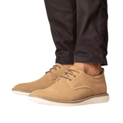 Sapato Masculino Social Oxford Casual Camurça Pisada Macia - Frete Grátis - comprar online