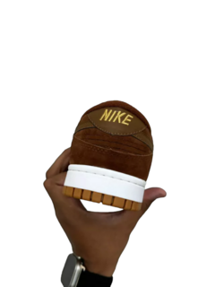 Tênis Dunk Low Pro Unissex 34 ao 43 Couro Nubuck Caramelo na internet