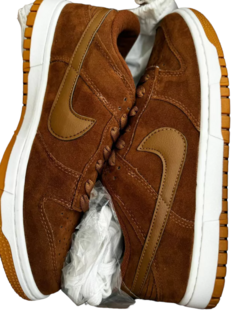 Tênis Dunk Low Pro Unissex 34 ao 43 Couro Nubuck Caramelo - comprar online