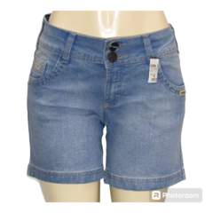 Bermuda Jeans Opera z Feminina Meia Coxa