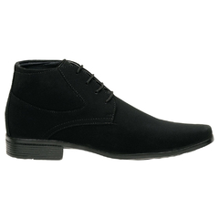 Bota Social Masculina San Lorenzo 1090 Nobuck Preto 37 ao 45 - netpizante