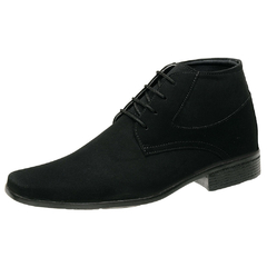 Bota Social Masculina San Lorenzo 1090 Nobuck Preto 37 ao 45 - loja online