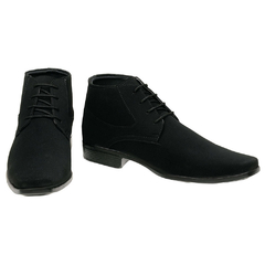 Imagem do Bota Social Masculina San Lorenzo 1090 Nobuck Preto 37 ao 45