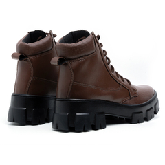 Bota Feminina Coturno Solado Tratorado - comprar online