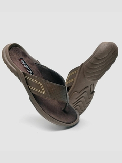 Chinelo Dedo Confortop Masculino Couro Legitimo Moda Casual - netpizante