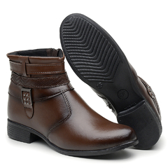 Bota Feminina Cano Curto Com Fivela Lateral Moda Inverno Dona Beja A preço de Fabrica - netpizante