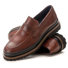 Sapato Masculino Loafer Katar Confort Sola Dupla na internet