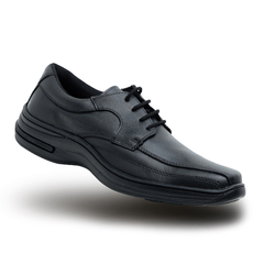 Sapato Social Cadarço San Lorenzo Linha Conforto Uso Casual Solado Costurado