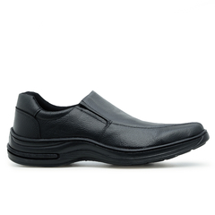 Sapato Social masculino Casual Linha Conforto San Lorenzo 33 ao 46 Couro Preto - loja online