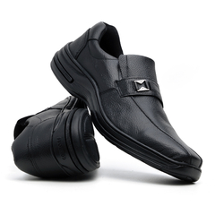 Sapato Masculino Social Confortável Solado Costurado Não Descola