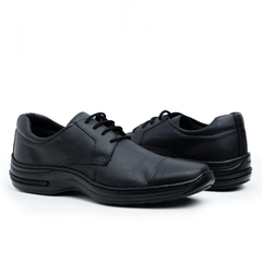 Imagem do Sapato Confort Social Masculino Cadarço Solado Pontilhado Do 33 ao 46 Não Descola