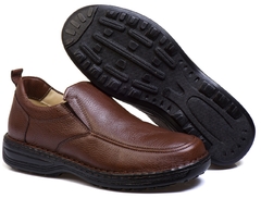 Sapato Masculino Linha Comfort em Couro Legitimo Indicado Para pés Sensíveis - netpizante
