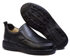 Sapato Masculino Linha Comfort em Couro Legitimo Indicado Para pés Sensíveis - comprar online