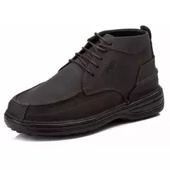 Bota Ant Stress Masculina Couro Rustico Casual Conforto na internet