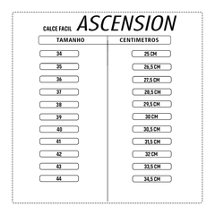 Imagem do Tênis ASC Unissex Ascension Calce Fácil Super Leve 34 ao 44