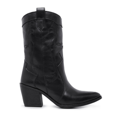 Bota Feminina Texana Western Em Couro Legitimo - comprar online