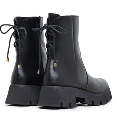 Bota Coturno Feminino Via Vega Cano Alto Moda Casual Couro Legitimo - comprar online