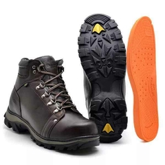 Bota Masculina Adventure Couro Legitimo Super Conforto