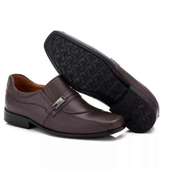 Sapato Social Masculino Sport Tradicional em Couro Nobre Preto Elegante e Confortável - comprar online