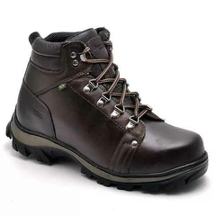 Bota Masculina Adventure Couro Legitimo Super Conforto Uso Diário - netpizante