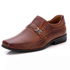 Sapato Social Masculino Spot Elegante e confortável em Couro Solado Costurado - netpizante