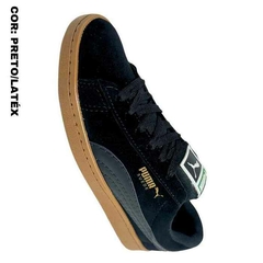 Tênis Puma Skate Suede Classic Preto/Caramelo - comprar online