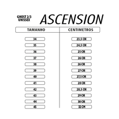 Imagem do Tênis Unissex Ascension Ghost 2 Sk - Numeração 34 ao 45 Academia