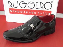 Sapato Masculino Social Ruggero 2035 Verniz Preto