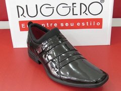 Imagem do Sapato Ruggero Social Preto Verniz 2033 Nova Coleção