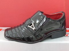 Sapato Social Infantil Ruggero - Numeração 27 a 36 Verniz Preto - comprar online