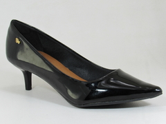 Sapato Scapin Renata Mello 771.31301 Salto Baixo Verniz Preto - comprar online