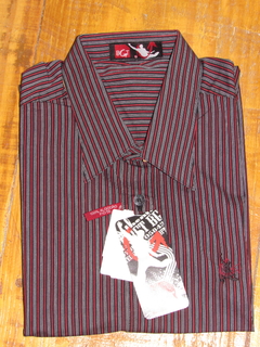 Camisa Baumgarten Masculina Corte Tradicional Manga Curta - netpizante
