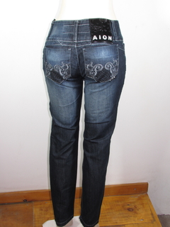 Calça Jeans Feminina Cig LY Cós Baixo Passante Alto - netpizante