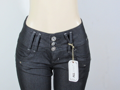 Calça Jeans Feminina Skinny Cós Alto Com Passante Largo na internet