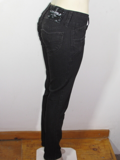Calça Feminina Jeans Com Lycra Luapole Cós Baixo Com Passante Alto - comprar online