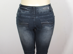 Calça Feminina Jeans Aion Cig Ly Cós Alto Com Lycra - comprar online